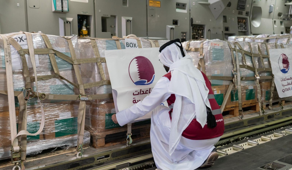 A Qatari Aircraft Carrying Aid For Gaza's Palestinians Is Heading To Al-Arish